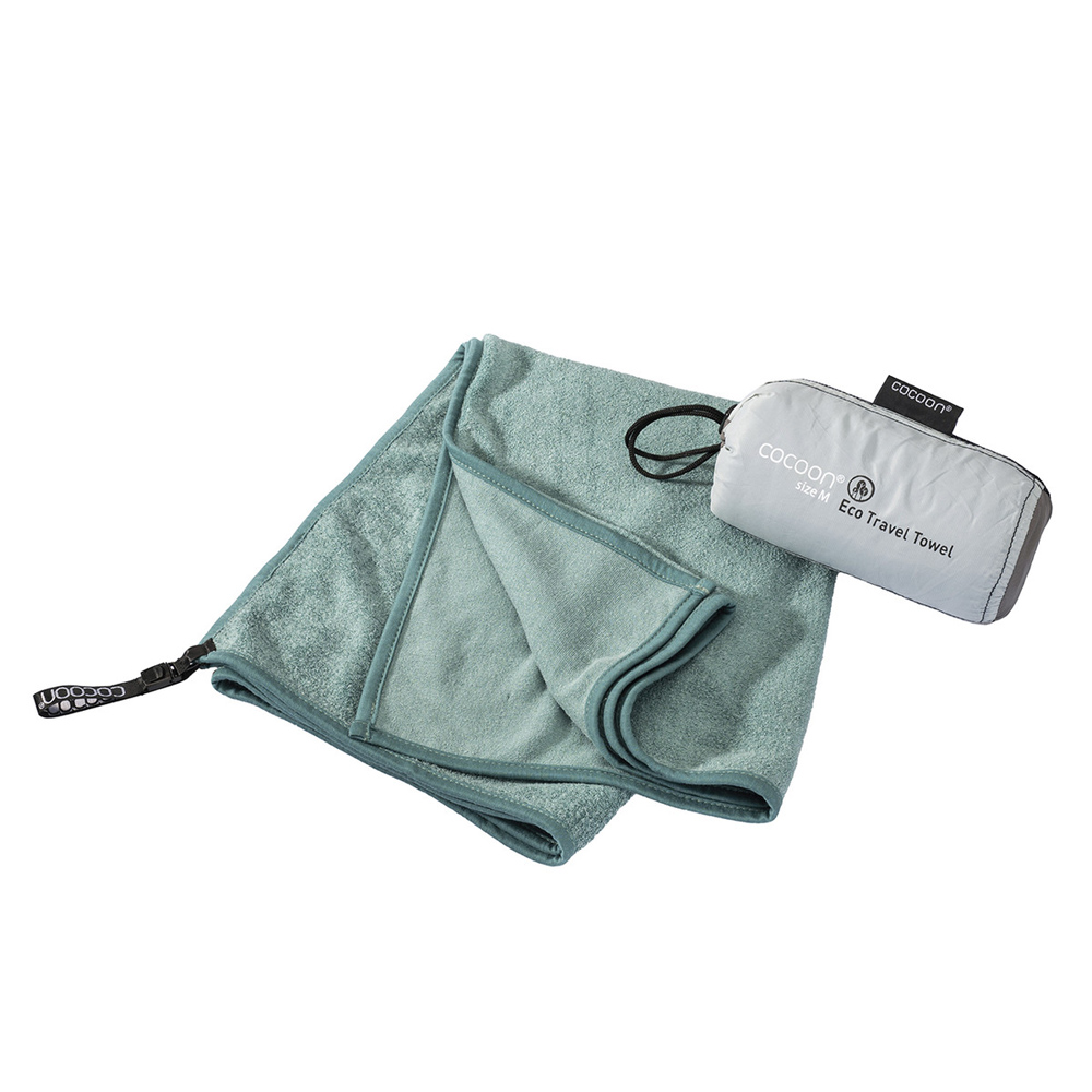Resehandduk - COCOON Eco Travel Towel Medium Nile Green