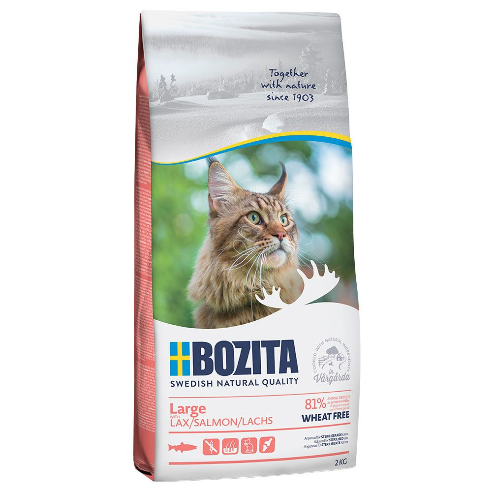 Bozita - Large Wheat Free Salmon Kattmat