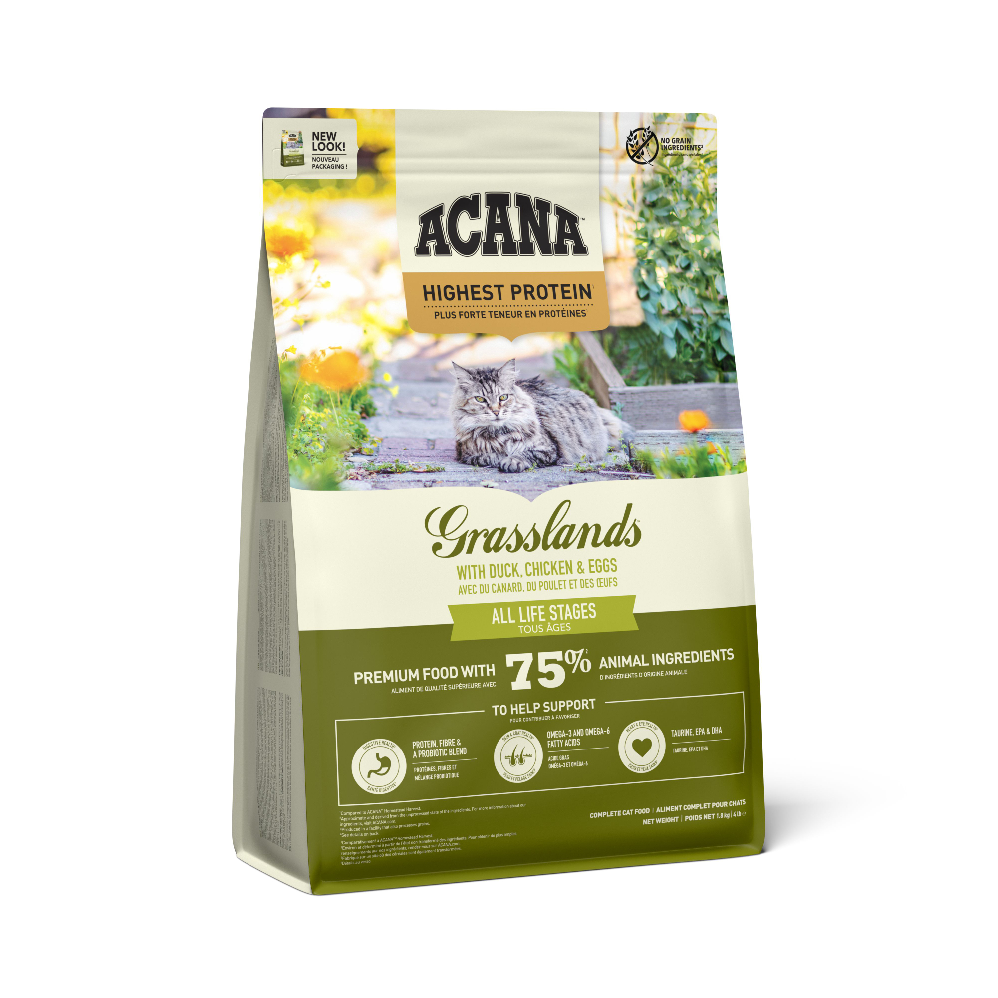 Acana - Cat & Kitten Grasslands Torrfoder för katt 