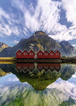 Sunndalsora, Norge, 1000 Bitar Ravensburger