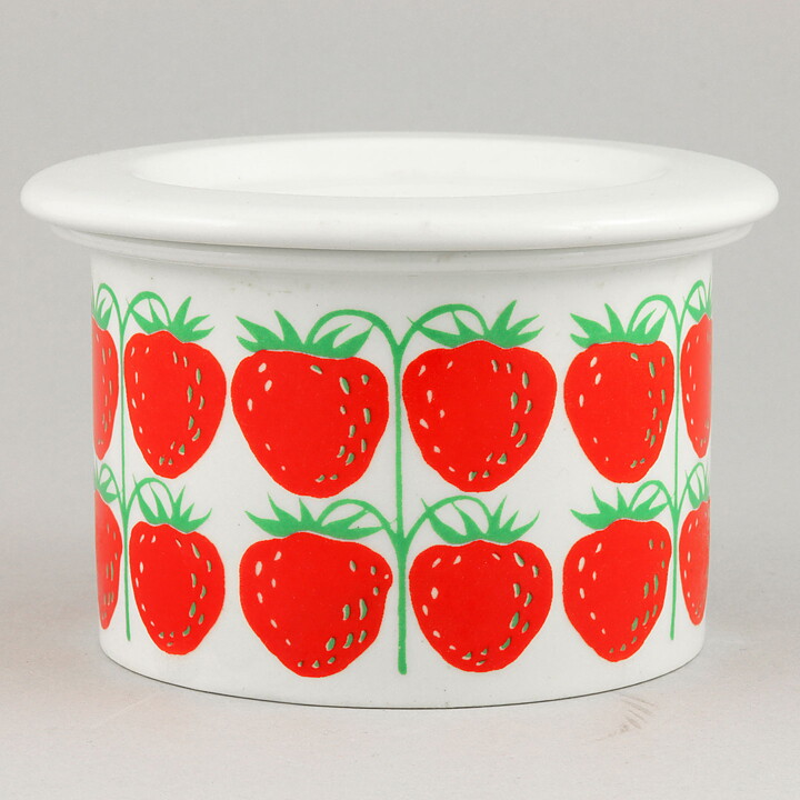 Raija Uosikkinen (Pomona 1962) Jar with Strawberries Decor 6 cm (3)