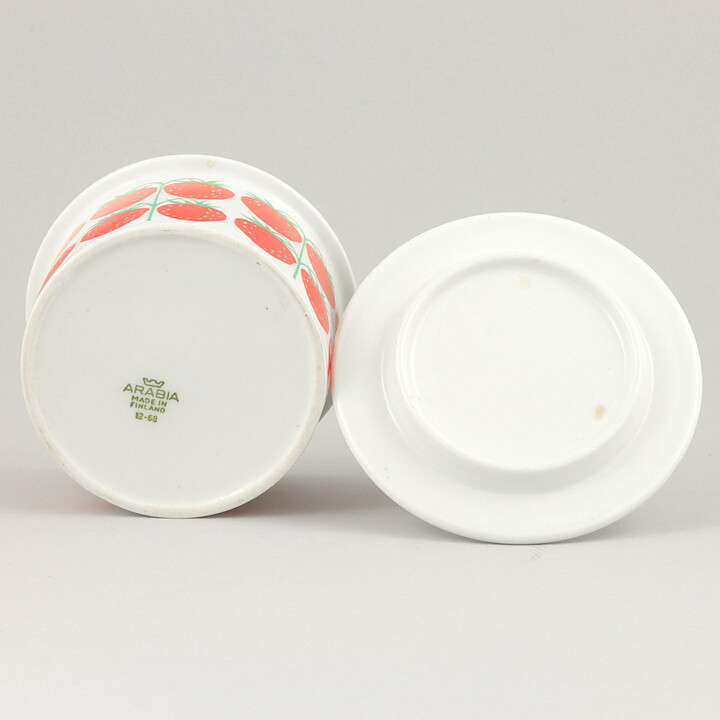 Raija Uosikkinen (Pomona 1962) Jar with Strawberries Decor 6 cm (3)