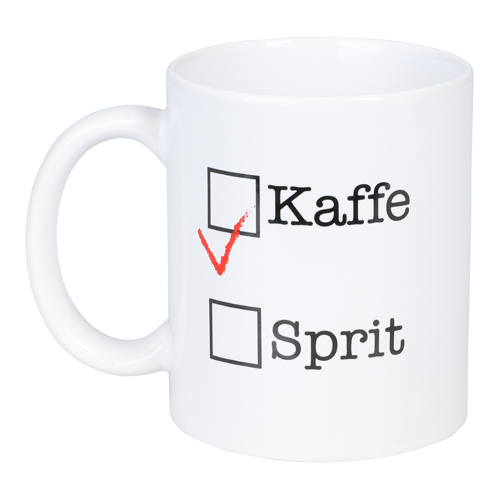 Funny Mug - Kaffe eller sprit