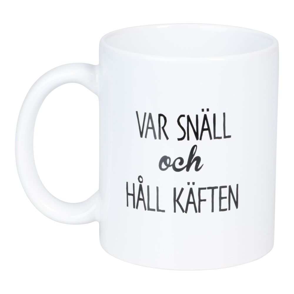 Funny Mug - Håll käften - 2