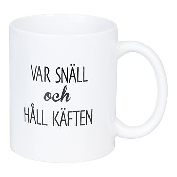 Funny Mug - Håll käften