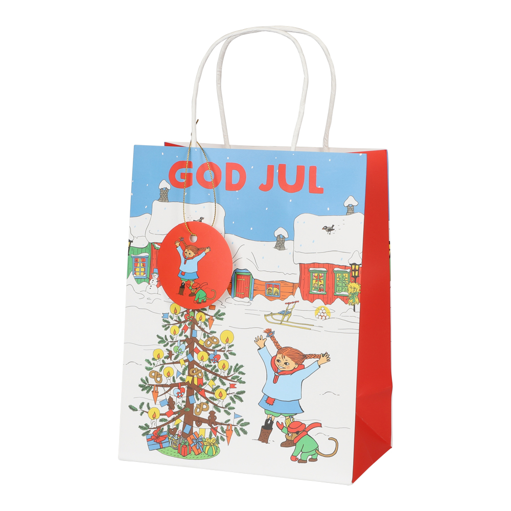 GOD JUL Presentpåse - Pippi Långstrump