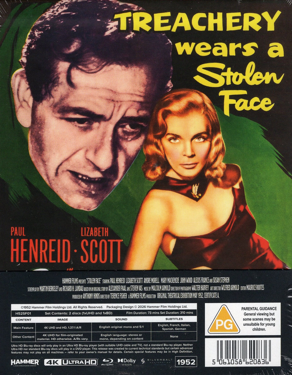 Stolen Face (Limited Edition) (ej svensk text) (4K Ultra HD + Blu-ray) - 2