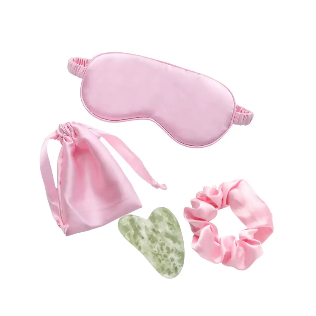 Self-care paket – gua sha sten och satin sovmask - 4