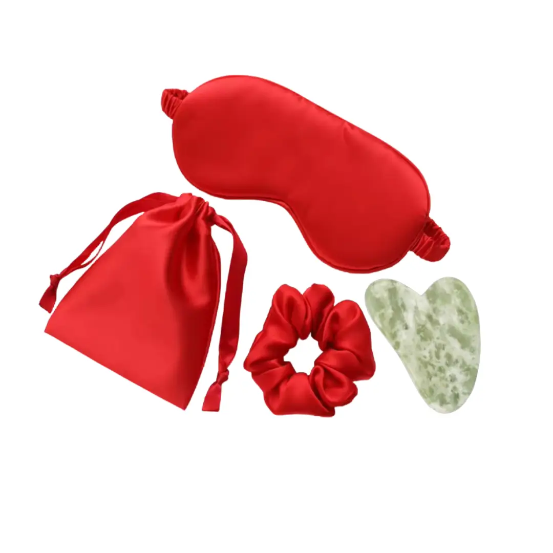 Self-care paket – gua sha sten och satin sovmask - 7