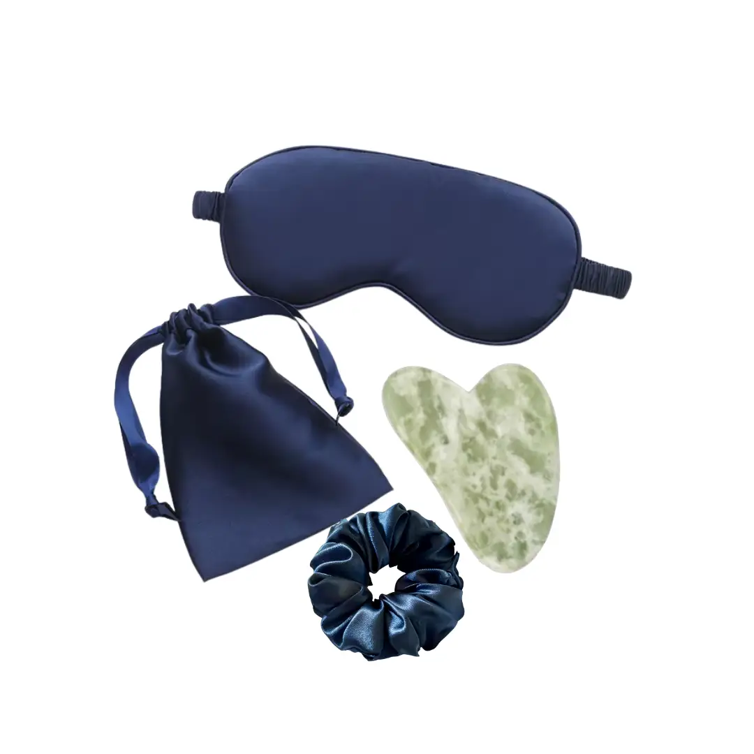 Self-care paket – gua sha sten och satin sovmask - 3