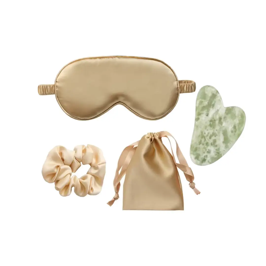 Self-care paket – gua sha sten och satin sovmask - 5