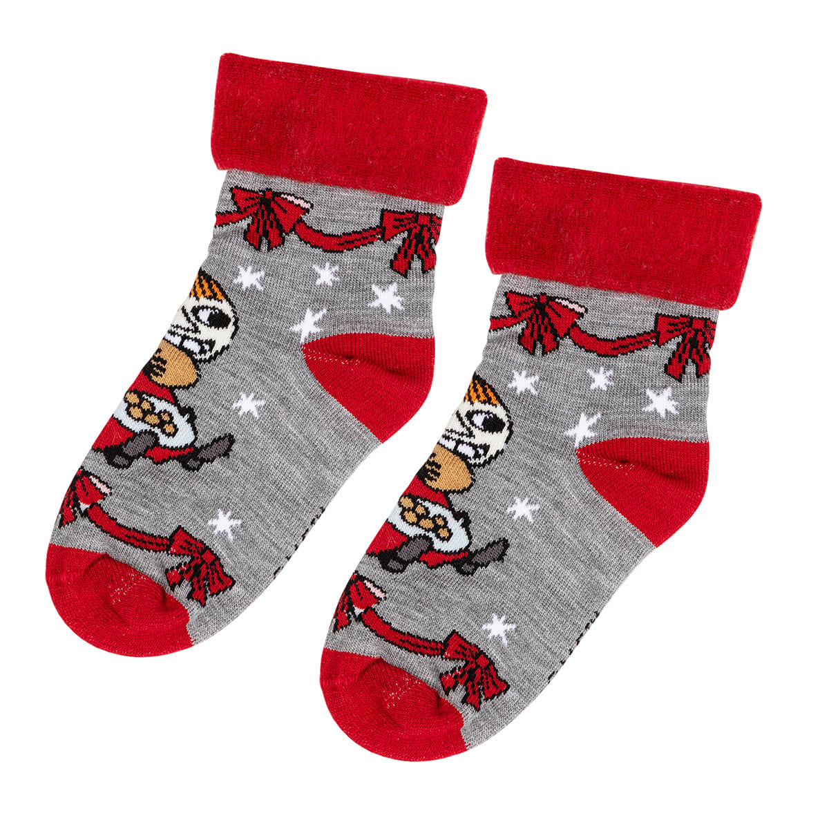 MuminYummy fluffiga sockor för barn grå - 2