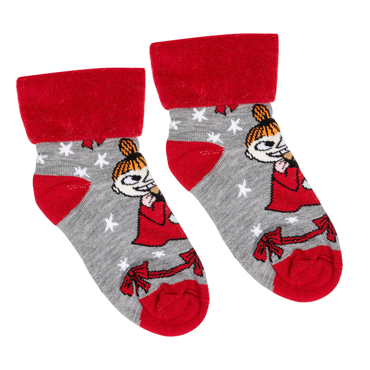 MuminYummy fluffiga sockor för barn grå
