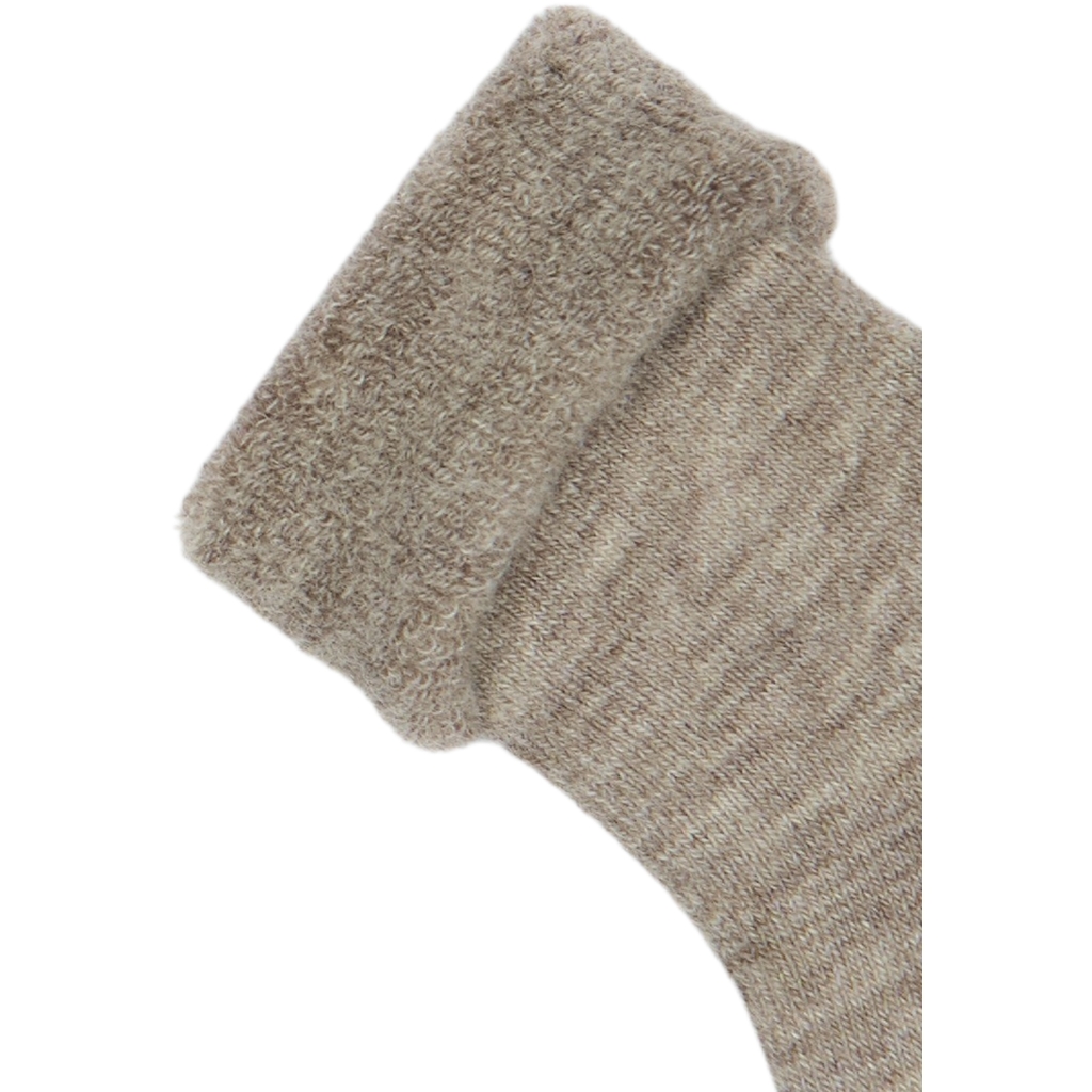 Minipop Wool Baby Sock Brown Melange - 2