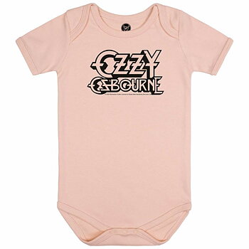 Ozzy Osbourne Logo Pink Baby Body