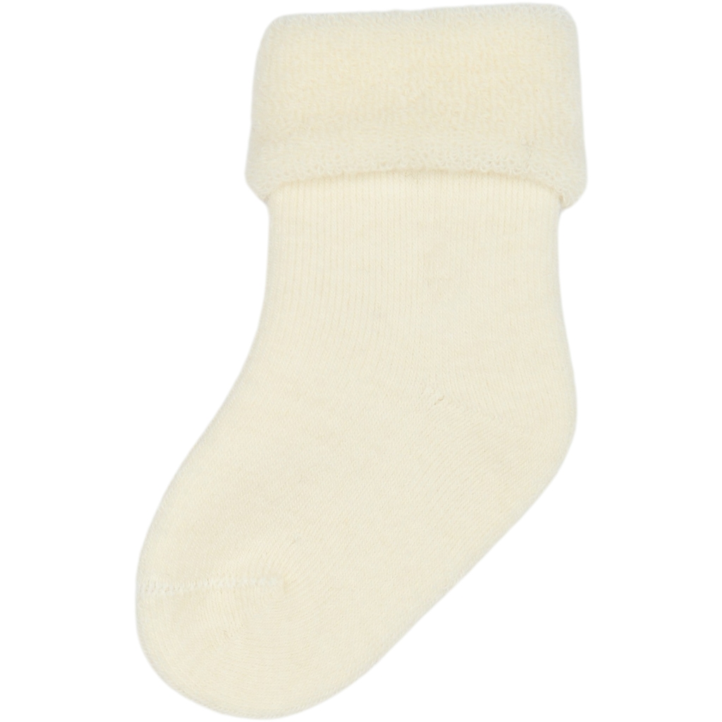 Minipop Wool Baby Sock Off White - 3