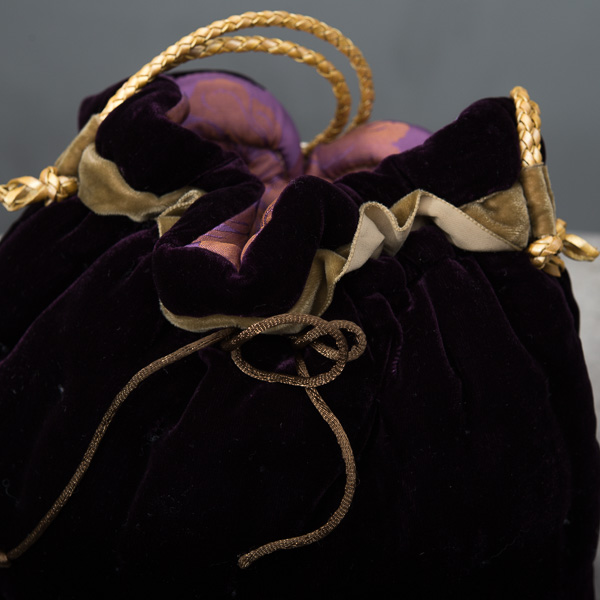 Fabric Copehagen - Ella Extravaganza Handbag Dark Plum - 4