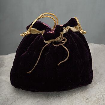 Fabric Copehagen - Ella Extravaganza Handbag Dark Plum