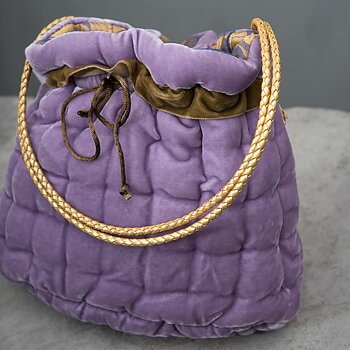 Fabric Copehagen - Ella Extravaganza Handbag Violet