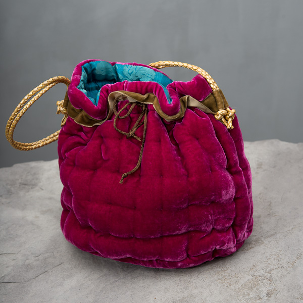 Fabric Copehagen - Ella Extravaganza Handbag Cerise - 3