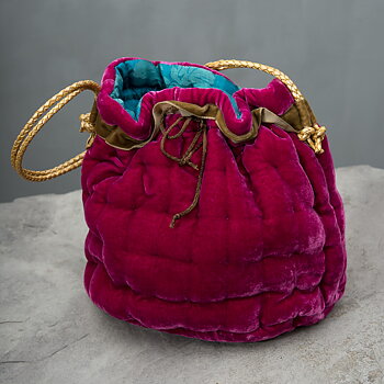 Fabric Copehagen - Ella Extravaganza Handbag Cerise