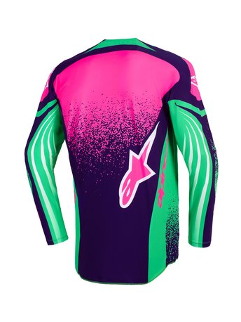 Alpinestars Tröja Techstar Nomur Lila/Grön/Fluo Rosa - 2