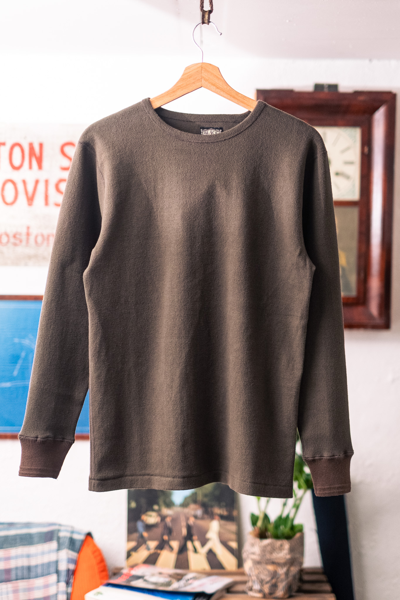 Black Sign - Crewneck Amish Underwear Soldier Green