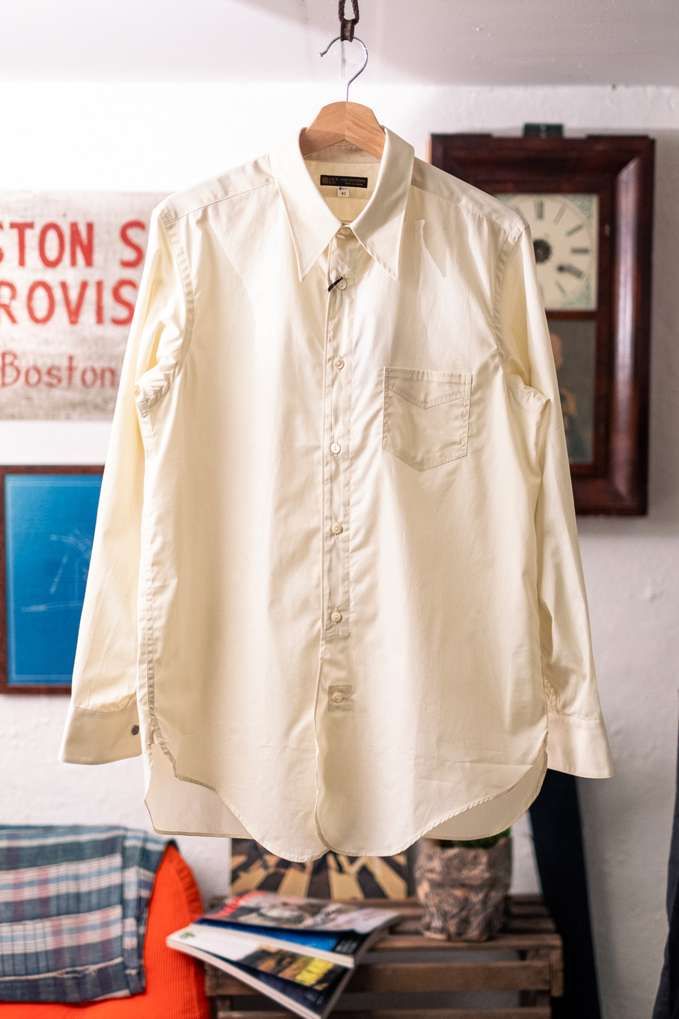 Black Sign - Broadway Dress Shirt Light Ivory