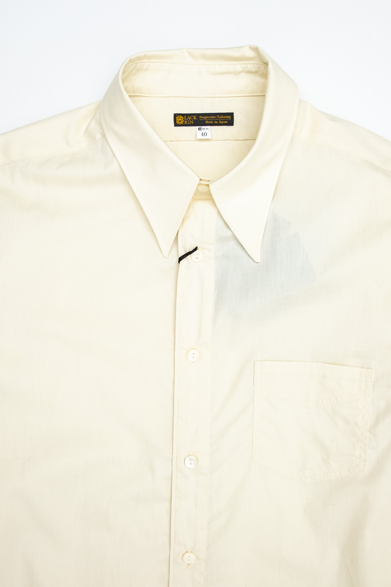 Black Sign - Broadway Dress Shirt Light Ivory - 3