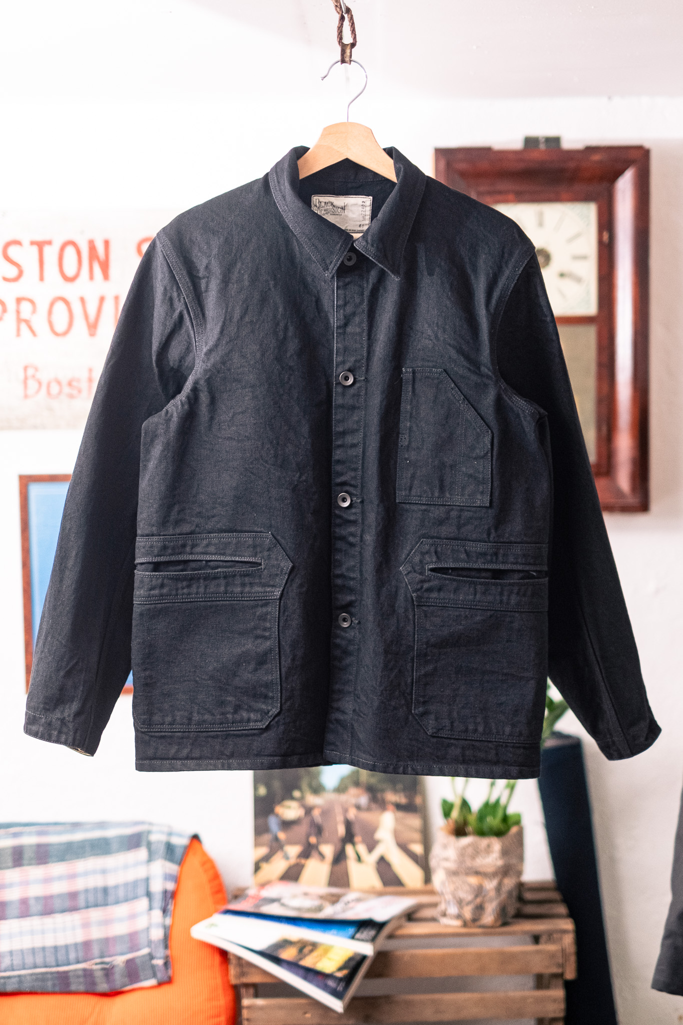 Black Sign - 15oz Black Denim Delta Jacket