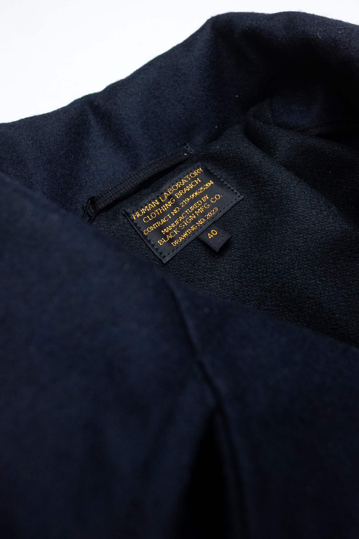 Black Sign - 1930s Amtrak Coat Wool Royal Navy - 9