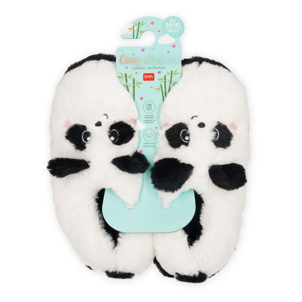 Cosy slippers - Panda, Medium (39-41) - 6