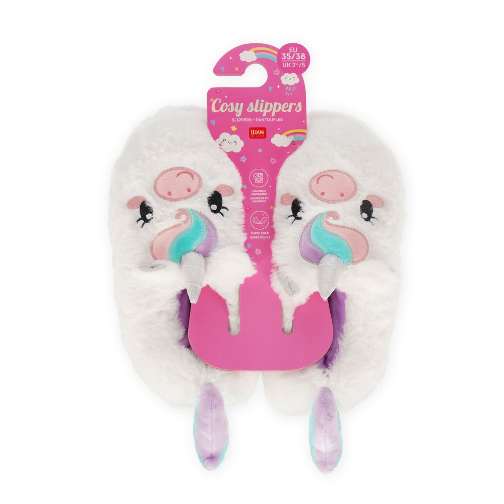 Cosy slippers - Unicorn, Small (35-38) - 6