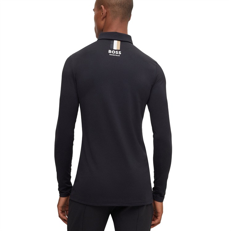 Funktionströja Boss Elton Signature Stripe back miljö