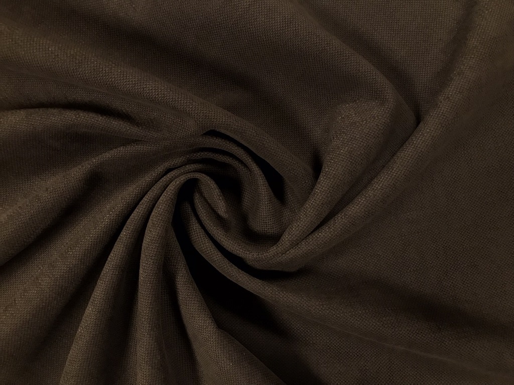 Grov Kanvas Mörk Brun