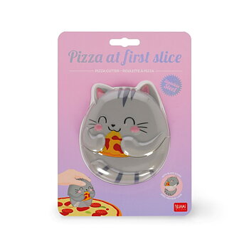 Pizza at first slice, Pizza cutter Kitty