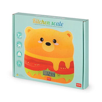 Kitchen scale, Digital, Hamburger Teddy bear