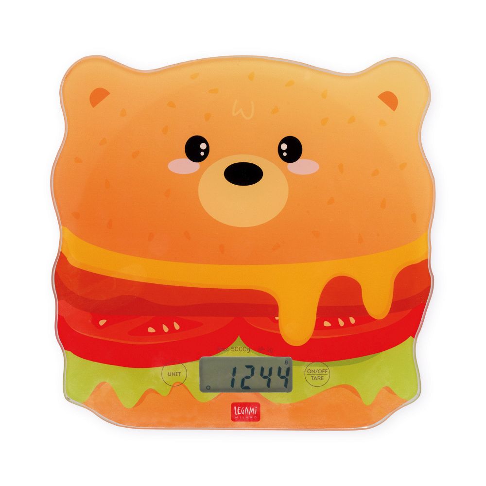 Kitchen scale, Digital, Hamburger Teddy bear