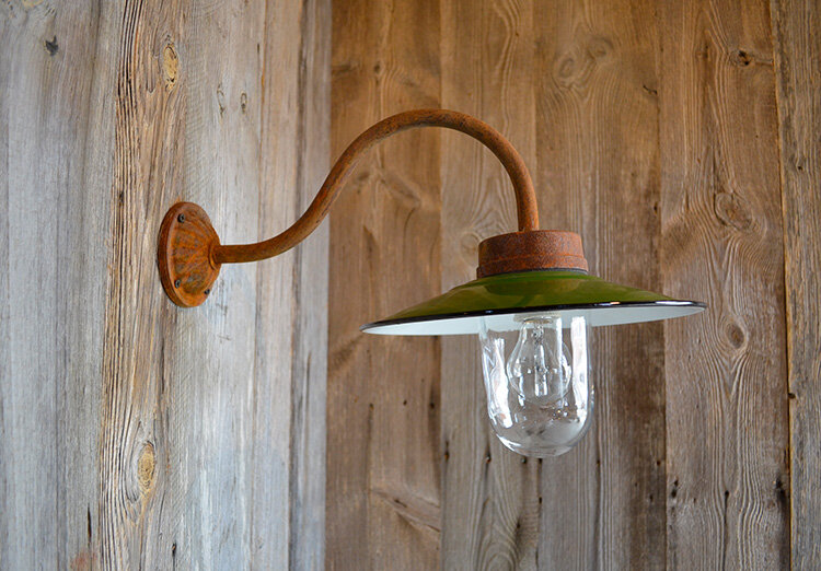 Stallampa Emalj - Packhus Nr. 1905  Ø 28 cm - 3