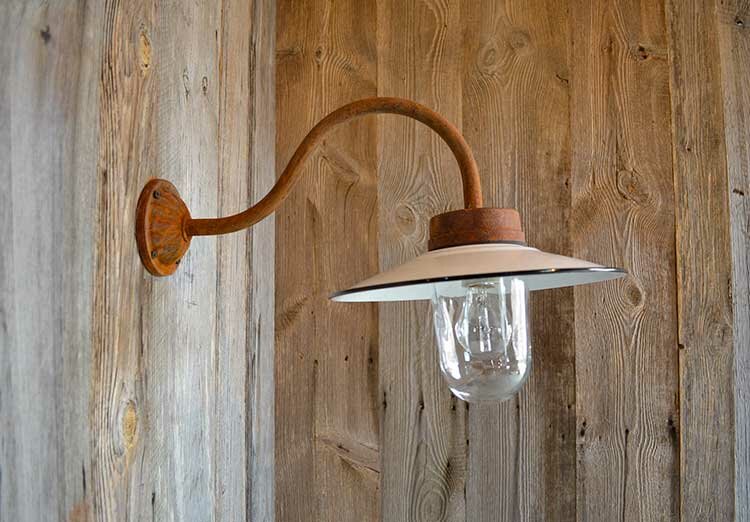 Stallampa Emalj - Packhus Nr. 1905  Ø 28 cm - 2