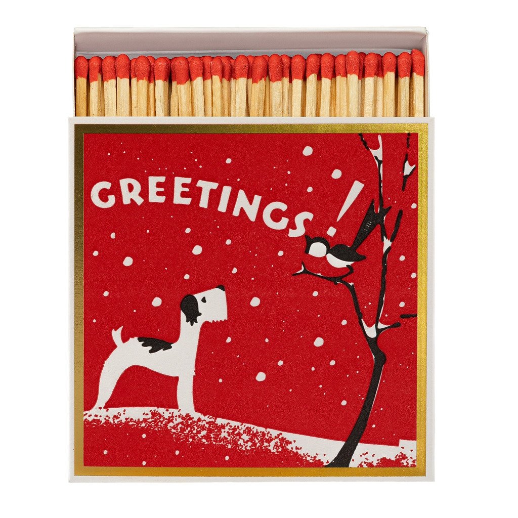 Tändstickor Winter Greetings, Archivist