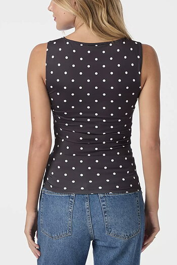 Neo Noir &nbsp;- Ditty Jersey Dot Top Black