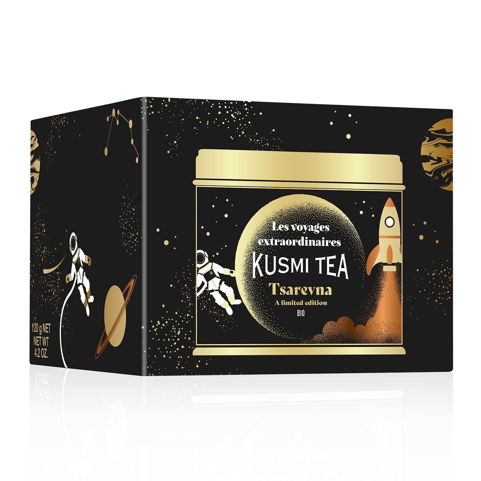 JULEN 2025 - Kusmi Tsarevna Ekologisk - Plåtburk 120 gram  - 3