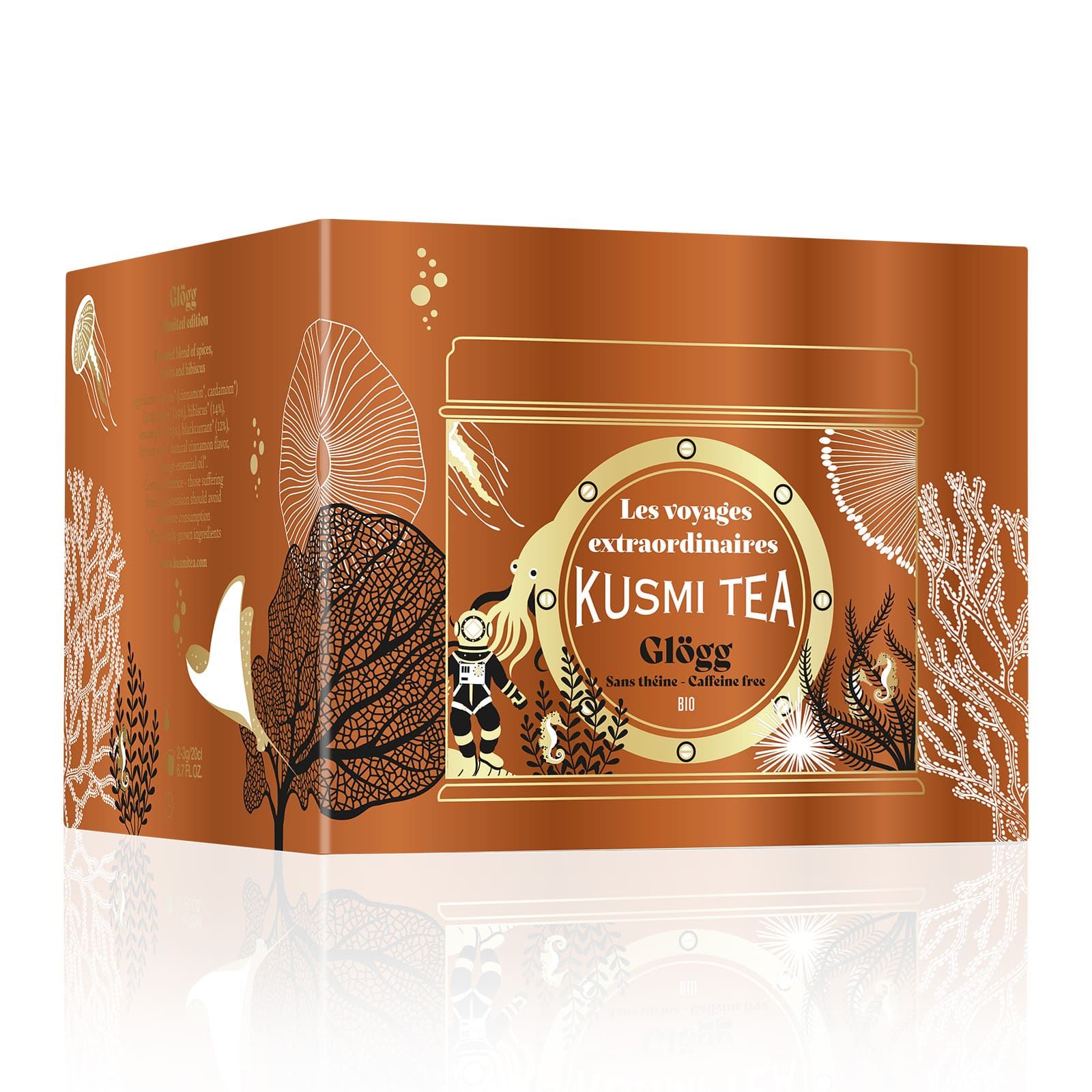 JULEN 2025 - Kusmi Glögg Ekologisk - Plåtburk 125 gram  - 3