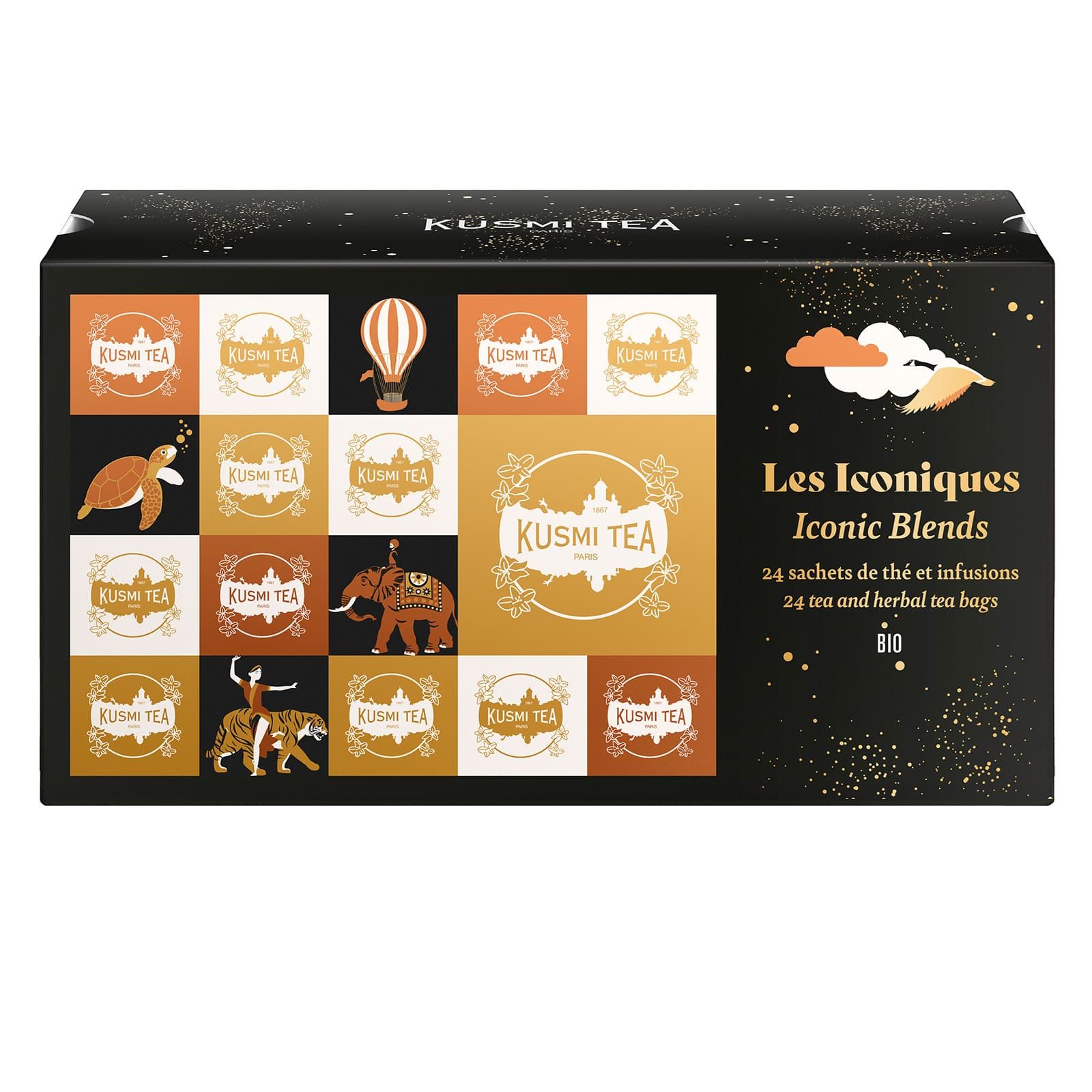 JULEN 2025 - Kusmi Iconic Blends X-MAS - Presentset med tepåsar 24-pack