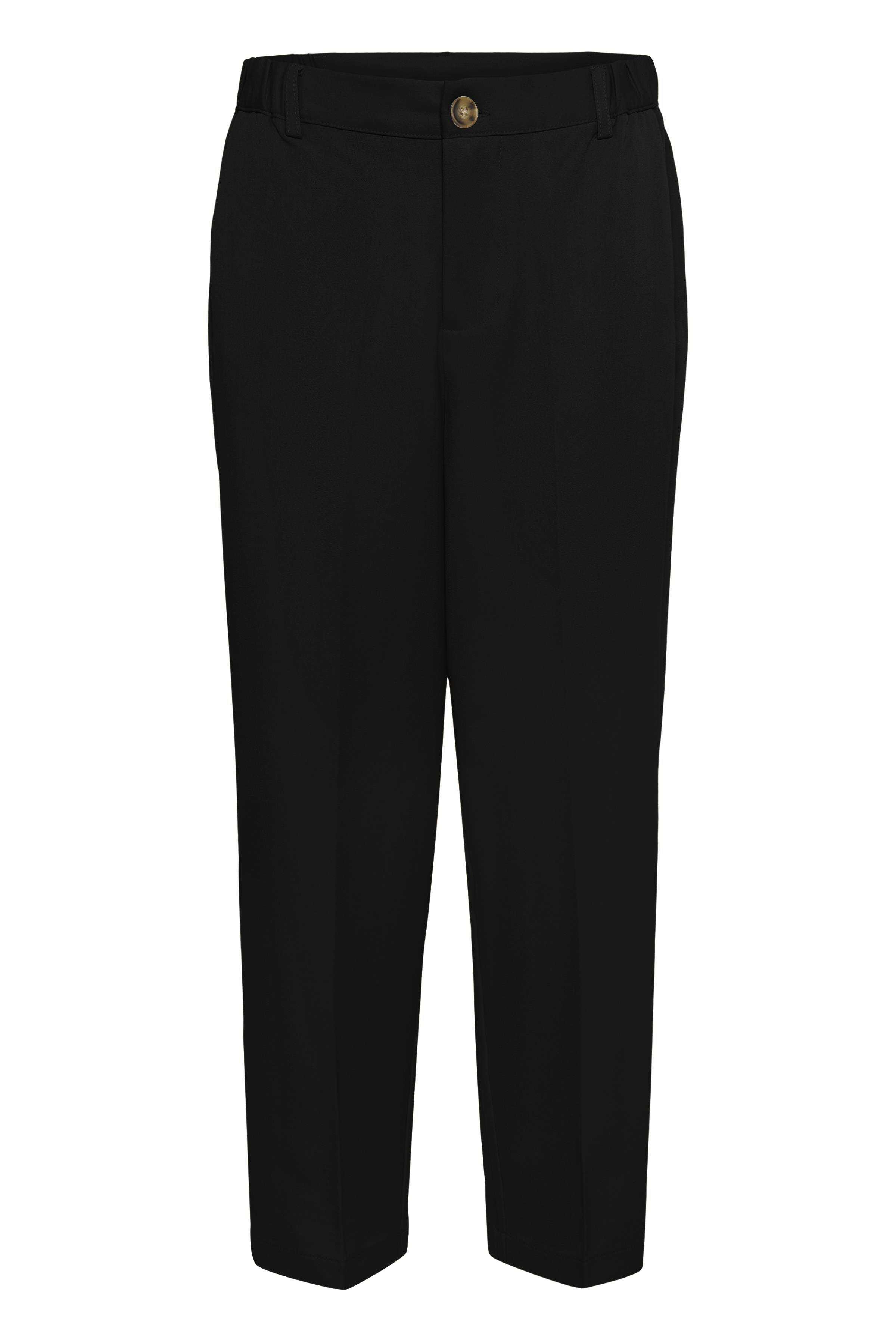 KAheather Cropped Pants Black Deep  Svart kostymbyxa - 5