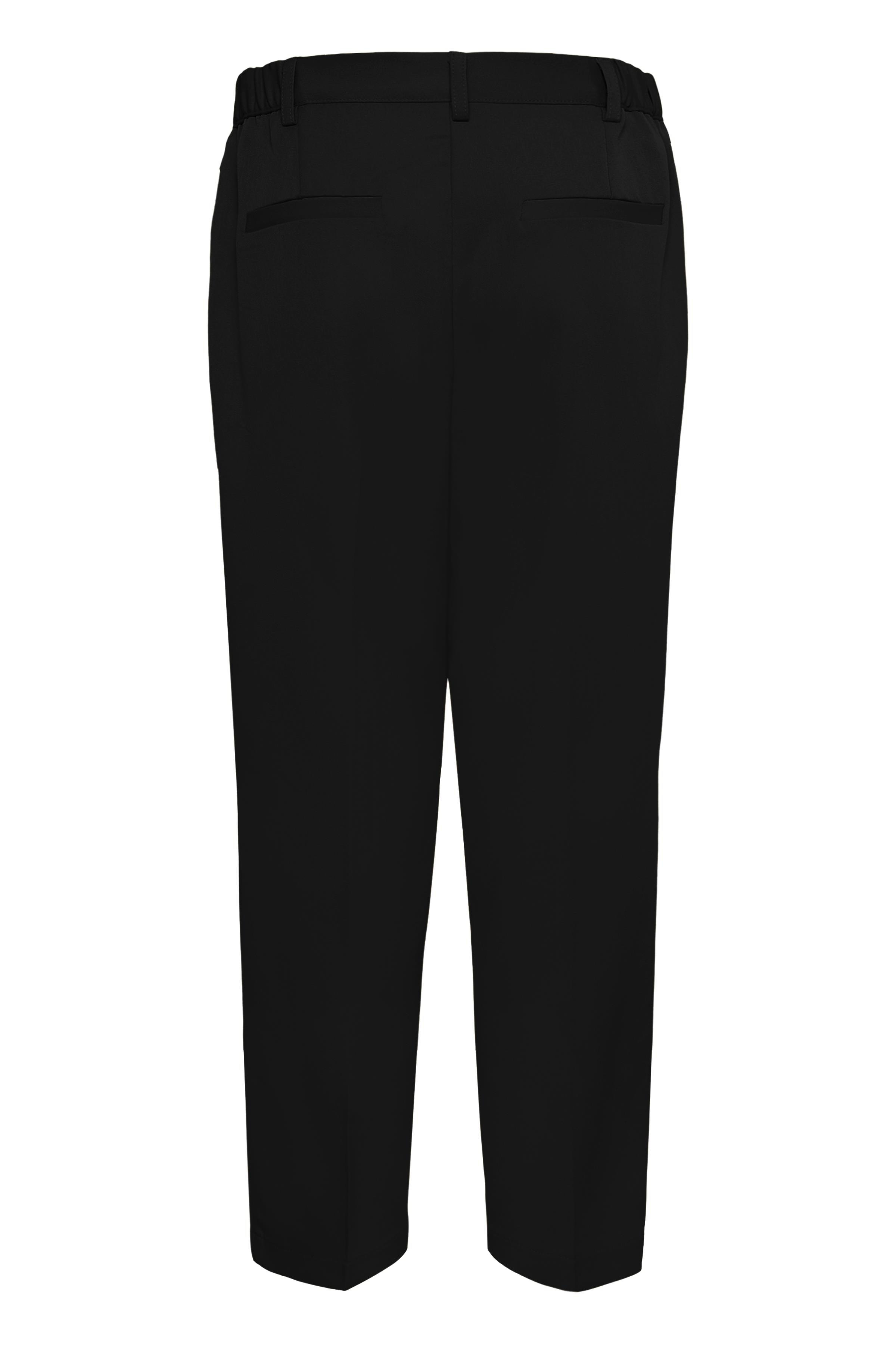 KAheather Cropped Pants Black Deep  Svart kostymbyxa - 6