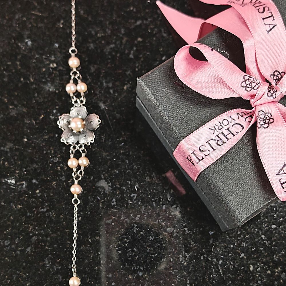 Yvone Christa Flower armband pärla - 2