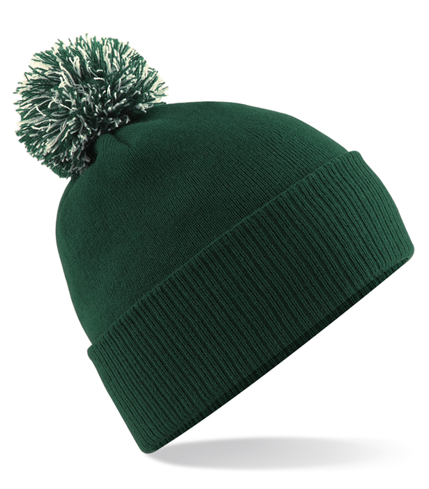 Beechfield Snowstar Beanie – mjuk vintermössa med tvåtonad tofs - 19