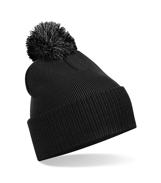 Beechfield Snowstar Beanie – mjuk vintermössa med tvåtonad tofs - 28